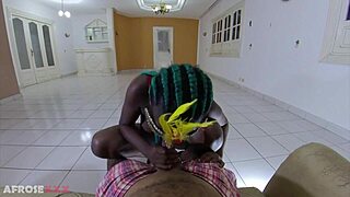 Busty Ebony Beauty Rides