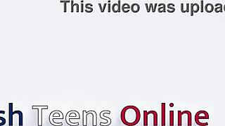 british 18 year old emo goth student in lingerie and uniform gets rough fucked by teacher with cumshot facial