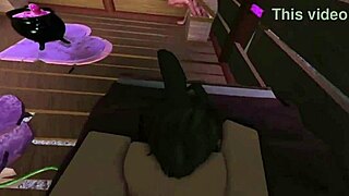 I fucked a cheating bunny in roblox with big ass and cum in mouth