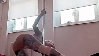 anuskatzz shows off her athletic body in this exotic pole dance compilation with heels and assfucking highlights