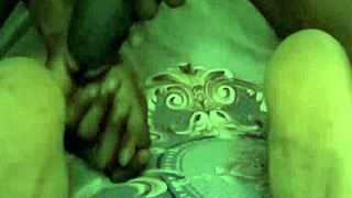 Intense real Nigeria solo anal action