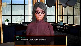 Oh wow, can you believe this big tits brunette is diving into My New Family episode 523 with such intensity!