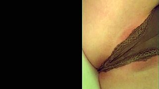 Cute Girl Soaking Panties With Her Arousal And Desire