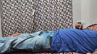 Village girl from Mumbai gets hardcore sex by owner in intense Indian milf teen creampie action