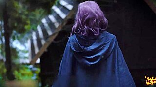 Melina rides your cock in cowgirl cosplay until creampie outdoors