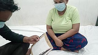 Female student seduced her teacher with big natural tits in homemade scene!