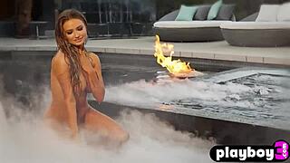 brittney shumaker blonde milf with big tits posed in lingerie during hot photoshoot