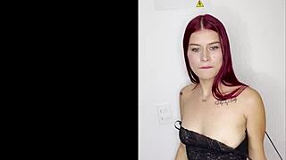 Oh man, this redhead latina slut's diving into her first real porn casting with a monster cock blowjob and tight pussy action