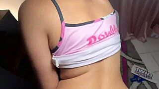 i fuck my stepbrother hard in cowgirl before visitors arrive, creampie inside