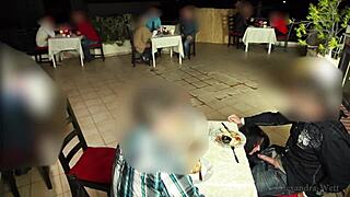 Group outdoor anal orgy with big cock blowjobs and rough creampie action in wild public setting