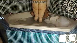 the hottie kept teasing with big cock pov sex as latina milf in outdoor public machine action