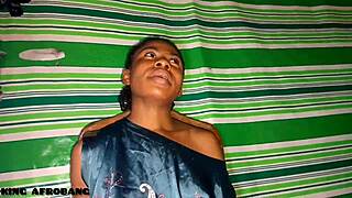 so this ghetto gentle dovee from king afrobang shows up for casting, she's all african amateur with black ass, gets into dirty masturbation using dildo toys during the interview.