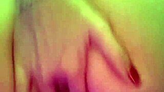 i'm in the club, just decided to touch my pussy with lipstick on.