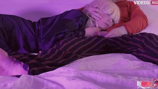 Stepmommy and stepson had taboo roleplay fantasy fuck in holiday pov