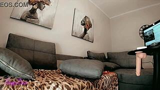 tempting big ass spreads wide for asshole worshiping and barefoot feet play in pretty pussy daring scene