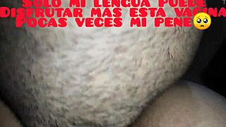mmm, lamiendo el culo y vagina de mi esposa ecuatoriana culona en doggystyle position