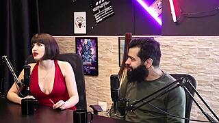 melhores momentos with lady snow and lord kenobi in sensual cast parte 6 on sheer red