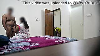 maid gets caught casually fucking with the wife in the room