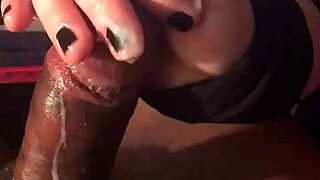 Best handjob ever with cute squirting and massive jizz from monster cock!