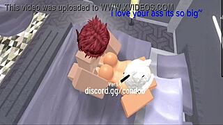 Roblox cutie wanted it rough in anal and deepthroat 😏