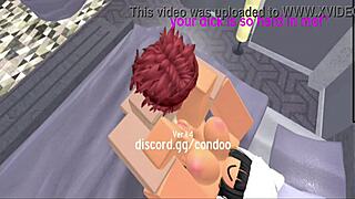 Roblox cutie wanted it rough in anal and deepthroat 😏