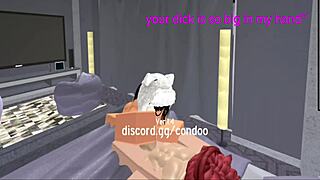 Roblox cutie wanted it rough in anal and deepthroat 😏