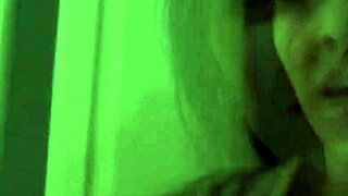 The skinny blonde girlfriend bends over for doggystyle with big black cock. Her boyfriend watches feeling jealous of the monster cock action