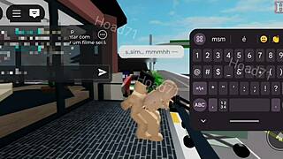 Let's have rough public sex with this submissive blonde out in Brookhaven