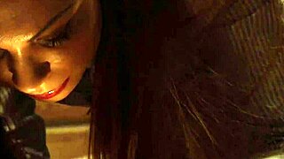 this busty lesbian slave is fingering to orgasm while bound and thinking of her dominating mistress