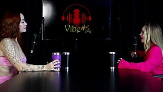 The neighbors complained about noise from this Brazilian blonde in see through lingerie. She ends up in outdoor public swinger game with redhead group