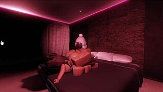 Brunette pulled me into her hotel room for some intense fucking with that big cock.