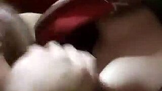 same blowjob from another angle... oops, with big cock facial orgasm on small tits and boobs