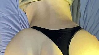 Doggystyle blackbelt girlfriend says bend me over roughly