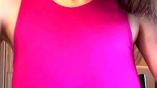 Hey, check out this horny stepmother sucking on her own big milky natural tits in a homemade outdoor scene. She's a total slutty milf getting off like that in public.