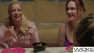 so lexi luna dives into her fantasy, munching on that first hot redhead pussy like it's everything