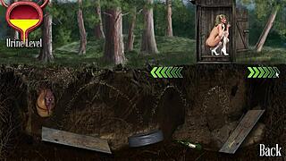 Blonde Explores Small Tits In LET'S PLAY FRAMBOISE - ERANDS Adventure