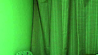 Hey, check this naked Japanese girl slipping into a high cut leotard with socks on webcam