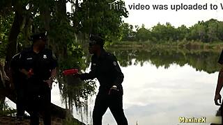 Oriental babe Maxine X takes on big black cocks from vigorous studs in intense action