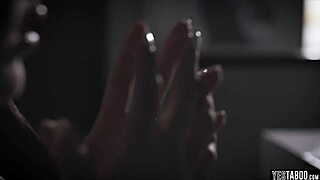 Innocent brunette teen bends over for her first anal obsession