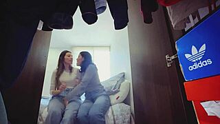 Maria, we can't keep deceiving your stepbrother in this high-definition encounter. The Colombian emo babe experiences wet pussy orgasms with small tits exposed.