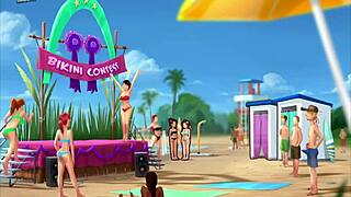 Summertime Saga 221 with Blonde Big Tits Erotic Scenes!