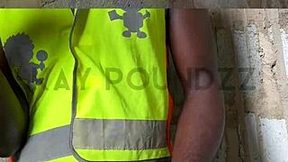 Whoa, this guy's moans are insane during that crazy public jerk off with a huge cock! 😱🍆