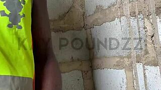 Whoa, this guy's moans are insane during that crazy public jerk off with a huge cock! 😱🍆