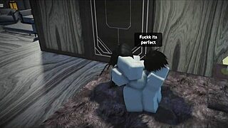 fucking another cute fan rough on roblox studio condo 😈