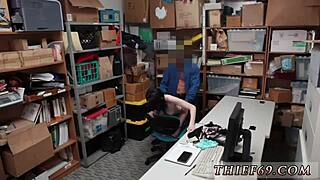 i caught this petite emo teen fucking hardcore with an old police man in the shop