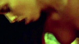 Martina helps Nikol become a lesbian in a glamour session with kissing and strapon toys.