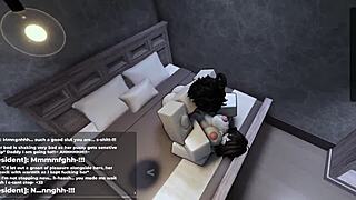 Teaching her a lesson in Roblox for keeping me waiting 😏