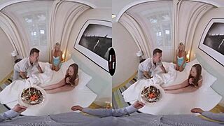 uh, i mean virtual taboo celebration with blonde blowjob handjob and brunette pov orgasm...