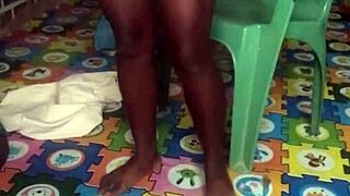 crazybitch loves twerking in sexy clothes but then she strips naked with wild moves