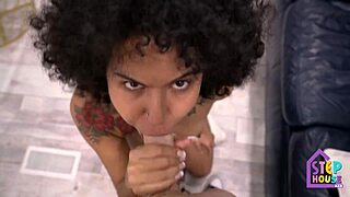 why don't you watch this slutty latina give a deepthroat sloppy blowjob?